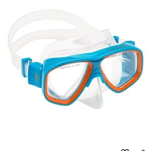 Cressi Kids Snorkeling Mask Orange & Blue